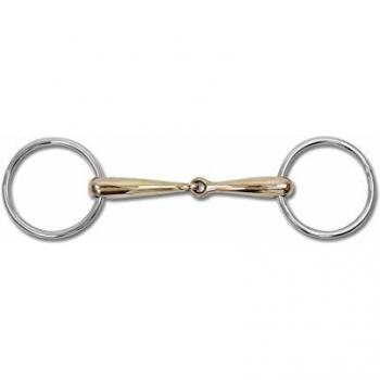 Mors de 2 anillas Waldhausen Cupris, quiebre simple macizo, 11.5 cm