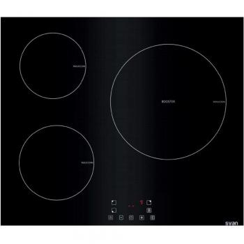 Svan SVI6391 Placa Inducción 3 zonas Cristal Negro