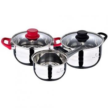 Batería de Cocina Pierre Cardin Eclat Acero Inoxidable Plateado (5 pcs)