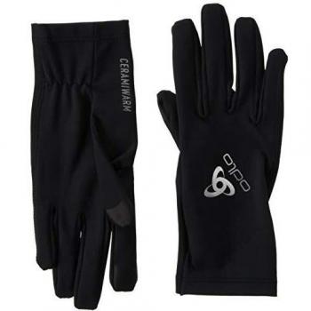 Odlo Ceramiwarm Light Handschuhe Guantes para Hombre, Negro, Small