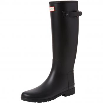 Hunter Original Refined Women's Tall Black Rubber Wellington Boots