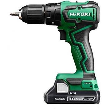 HIKOKI DV18DDWQZ Taladro Atornillador de percusión con batería DV18DD de 3,0 Ah, 18 V, Multicolor