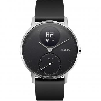 Withings Steel HR, Reloj Inteligente Unisex Adulto, Negro, 36 Mm