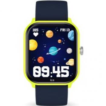 Smartwatch Infantil ICE Smart Junior 2.0 Amarillo y Azul - Reloj Conectado con Correa de Silicona y Modo Juego