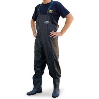 Lineaeffe Vadeadores de Pesca Scafandro PVC Chest Black Talla 43