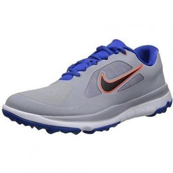 Nike FI Impact Zapatillas de golf, Hombre, Gris / Negro / Azul