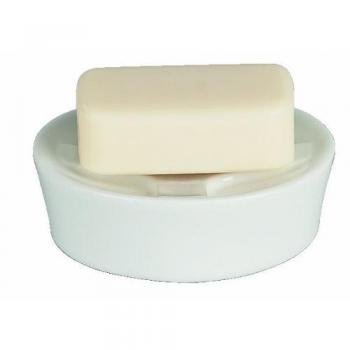 Jabonera de Porcelana SPIRELLA Max Light Blanca 3,5 x 10,5 x 10,5 cm
