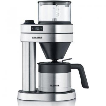 Severin KA 5763 Cafetera de Goteo Caprice para 8 Tazas con Jarra de Termo y Temporizador