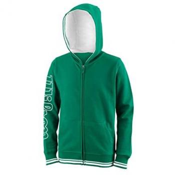 Wilson Team II FZ Hoody Sudadera Con Cremallera para Chicos Verde Talla S