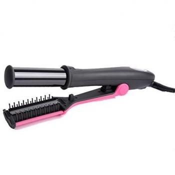 PLANCHA CEPILLO DE PELO CON RODILLO GIRATORIO DIGITAL . TENACILLA GIRATORIA. ALISAR, RIZAR Y PEINAR CABELLO.
