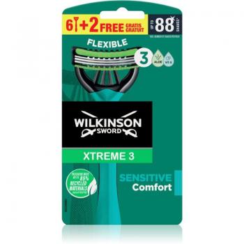 Maquinillas de Afeitar Desechables Wilkinson Sword Xtreme 3 Sensitive Comfort para Hombre - 8 Unidades