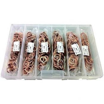 ESTUCHE ARANDELAS COBRE TAPON CARTER 525