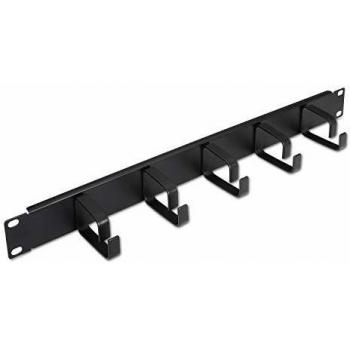 AISENS A141-0309 - Organizador de Cables metálico con 5 Anillos