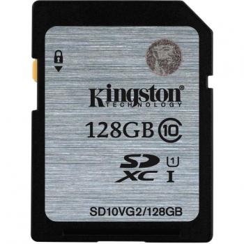 Kingston SD10VG2/128GB - Tarjeta SD UHS-I SDHC/SDXC