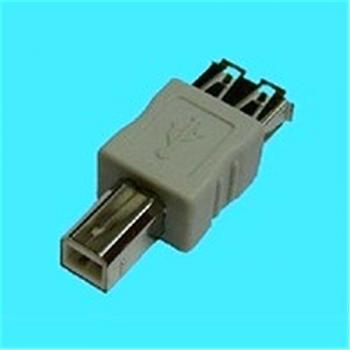 Microconnect USB A/USB B M-F Negro