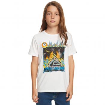 Quiksilver - Camiseta de niños Qs Rockin