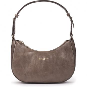 Pedro Miralles - Bolso de hombro ajustable de charol modelo TRIBECA en tonos Grises