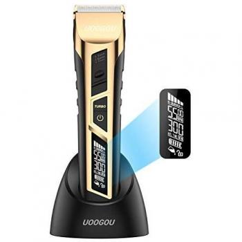Maquina Cortar Pelo Profesional, Cortapelos Hombre, Recortadora de Barba, Cortador Pelo Electrico para Hombres, Recortadora de Cabello Recargable con 38 Longitudes de Corte y Base de Carga