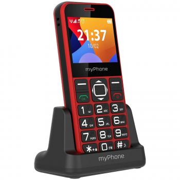 myPhone Halo 3 Teléfono Móvil para Personas Mayores, Pantalla 2.31, Cámara 0.3MP, Red 2G, Color Rojo