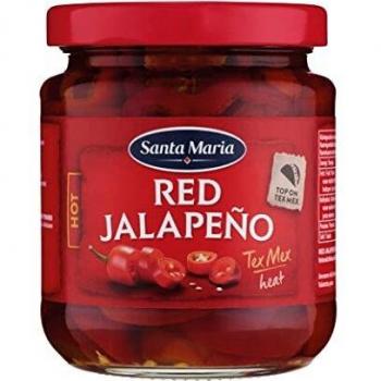 Eurofood Red Sliced Jalapenos - 215 g