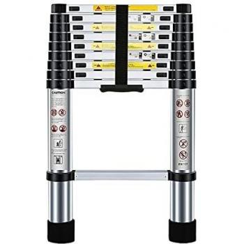 Nestling® 2.9M Escalera Telescópica Multiusos de Aluminio Portátil. Extensión Plegable y Extensible EN131, Carga Máxima 150 kg