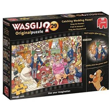 Jumbo JUM19159 Wasgij Original 29-Catching Wedding Fever 1000 Piece Jigsaw Puzzle