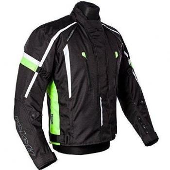 Roleff Racewear Ancona Chaqueta de Motocicleta, Amarillo Neón, XXXL