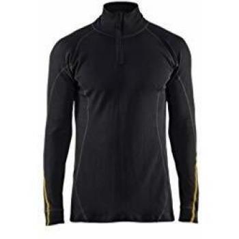 Camiseta Interior Ignífuga con Cuello Zipper Blaklader Talla S