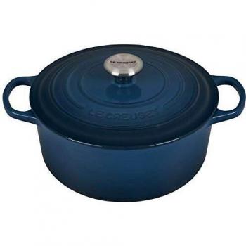 Le Creuset Deep Teal Enamelled Cast Iron Round Casserole 5.5 qt (26cm)