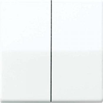Tecla KNX para mecanismo doble placa central blanco marfil JUNG 0712133743