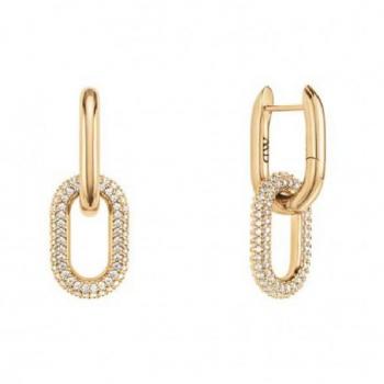 Pendientes de Cristal Dorados Daniel Wellington DW00400594 para Dama - Talla Única