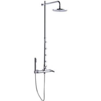 Clever 97417 Conjunto de Ducha Monomando Extensible con Jets Econature, Mikura, Cromado