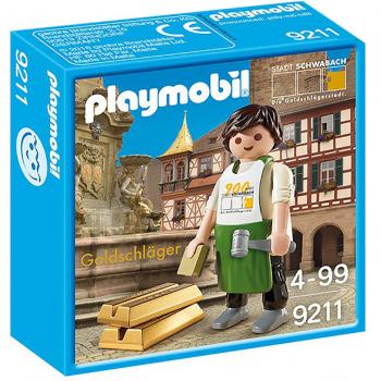 Playmobil 9211 - Batidor de Oro Schwabach, Tienda con Licencia Oficial, MISB