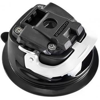 ROKK Mini Hardcore Suction Cup Mount System, Black/White, One Size