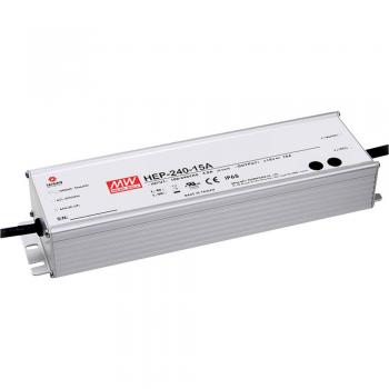 MEAN WELL HEP-240-12A Fuente de alimentación conmutada, 12V dc, 16A, 240W, 1 salida, Montaje en panel