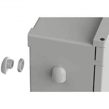 Bopla PS VE XS - Casquillo de ventilación de Poliéster, elemento de ventilación XS (Largo x Ancho x Alto) 25 x 28 x 10 mm, IPX3, bisel de cristal