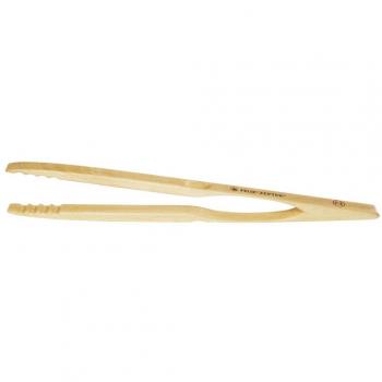 Felix Solingen 18 Medium Barbecue Tongs with Oiled Beech Wood Handle