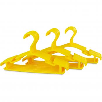 Set de colgadores para niños de 30 - Plástico amarillo - Colgador para habitación de niños 30 piezas para ropa de bebé y moda para niños - Grinscard