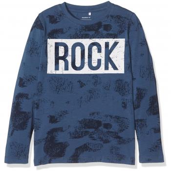 NAME IT Nitgemmin Ls Top M Mini, Sudadera para Bebés, Azul