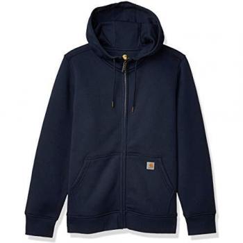 Sudadera Mujer Carhartt Clarksburg Con Cremallera Relaxed Fit Azul Marino T. XL