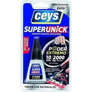 Ceys - Ultraunick - Adhesivo Universal instantáneo - Poder Extremo - 5 G