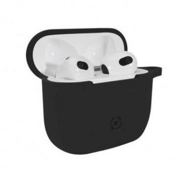 Funda Celly Air Case para AirPods 3, AIRCASE03BK, Color Negro