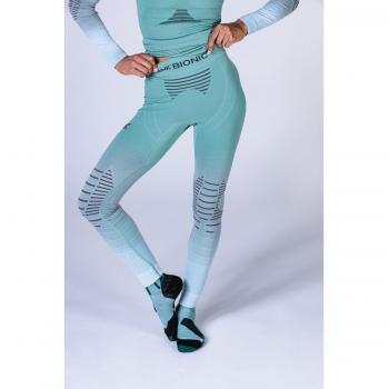Malla térmica larga X-Bionic Invent FX verde gris mujer - Talla M