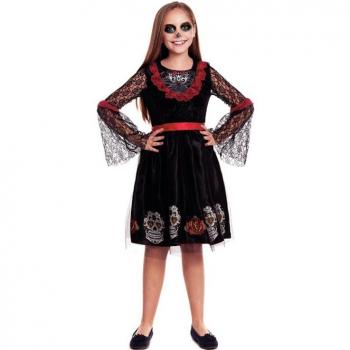Disfraz de Catrina Calaveras para niña