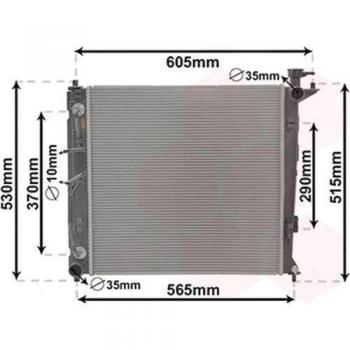 Enfriador de motor Van Wezel, 83012711