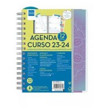 Agenda docente 2023-2024 Finocam Personalizable Mandala