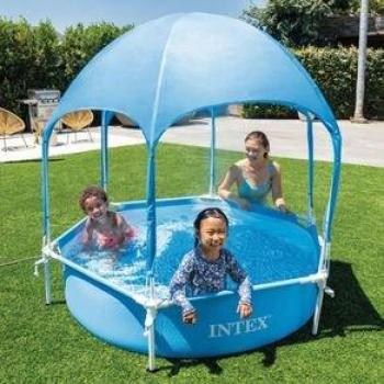 Piscina Desmontable Intex Canopy Metal Frame Ø183x38 cm