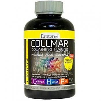 Collmar masticable Limon - Colageno marino hidrolizado 180 comp.