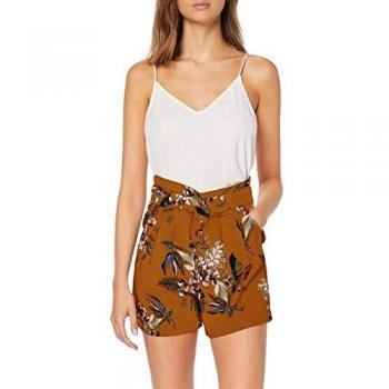 Only Onlpiper HW Paperbag Shorts TLR Pantalones Cortos, Multicolor