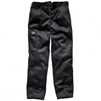 Dickies Cargo Pantalones/Pantalones de trabajo wd884, reforzada Rango de rodillas, color negro Schwarz - Schwarz 42W x 31L
